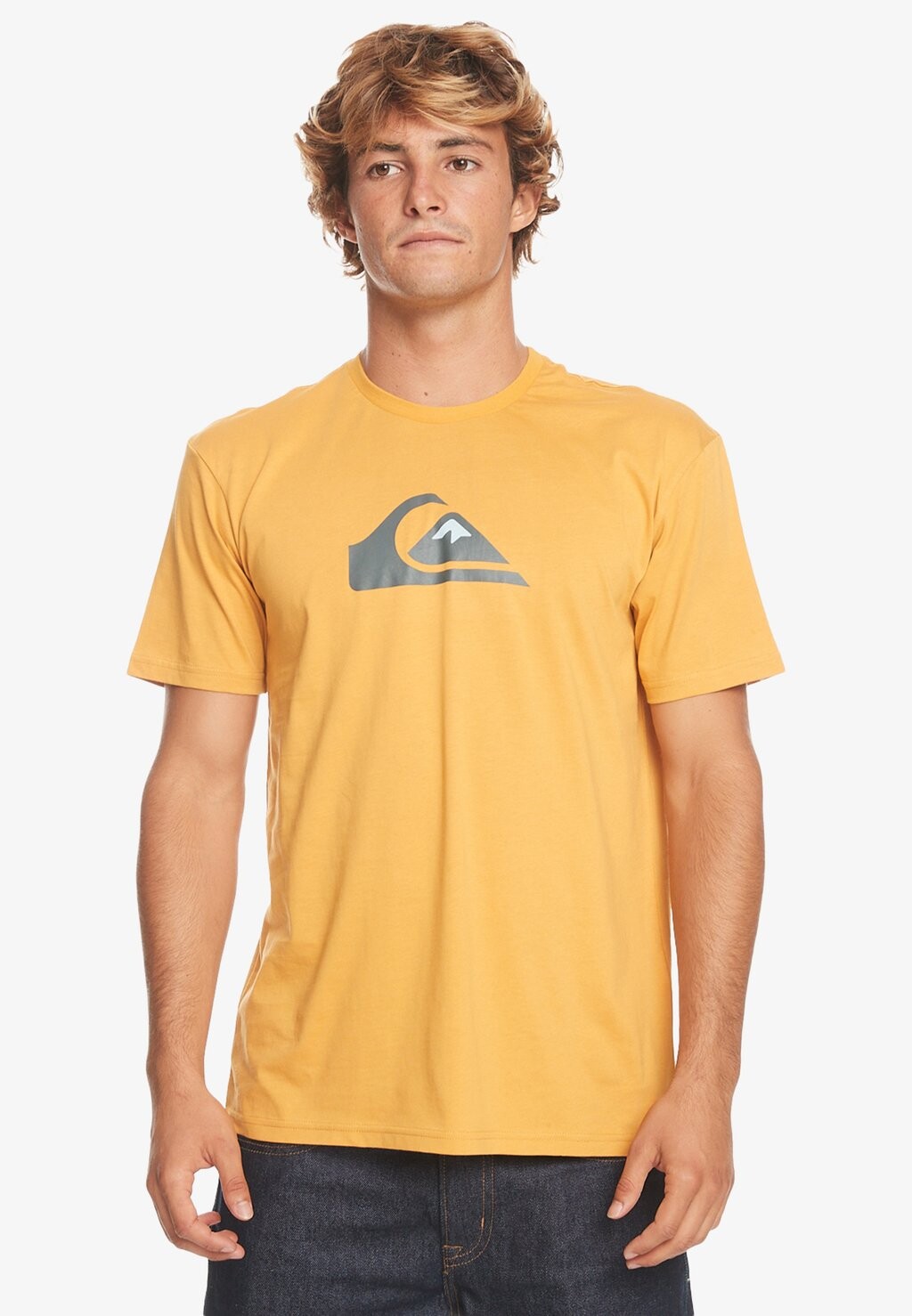 

Футболка с принтом Quiksilver, желтый