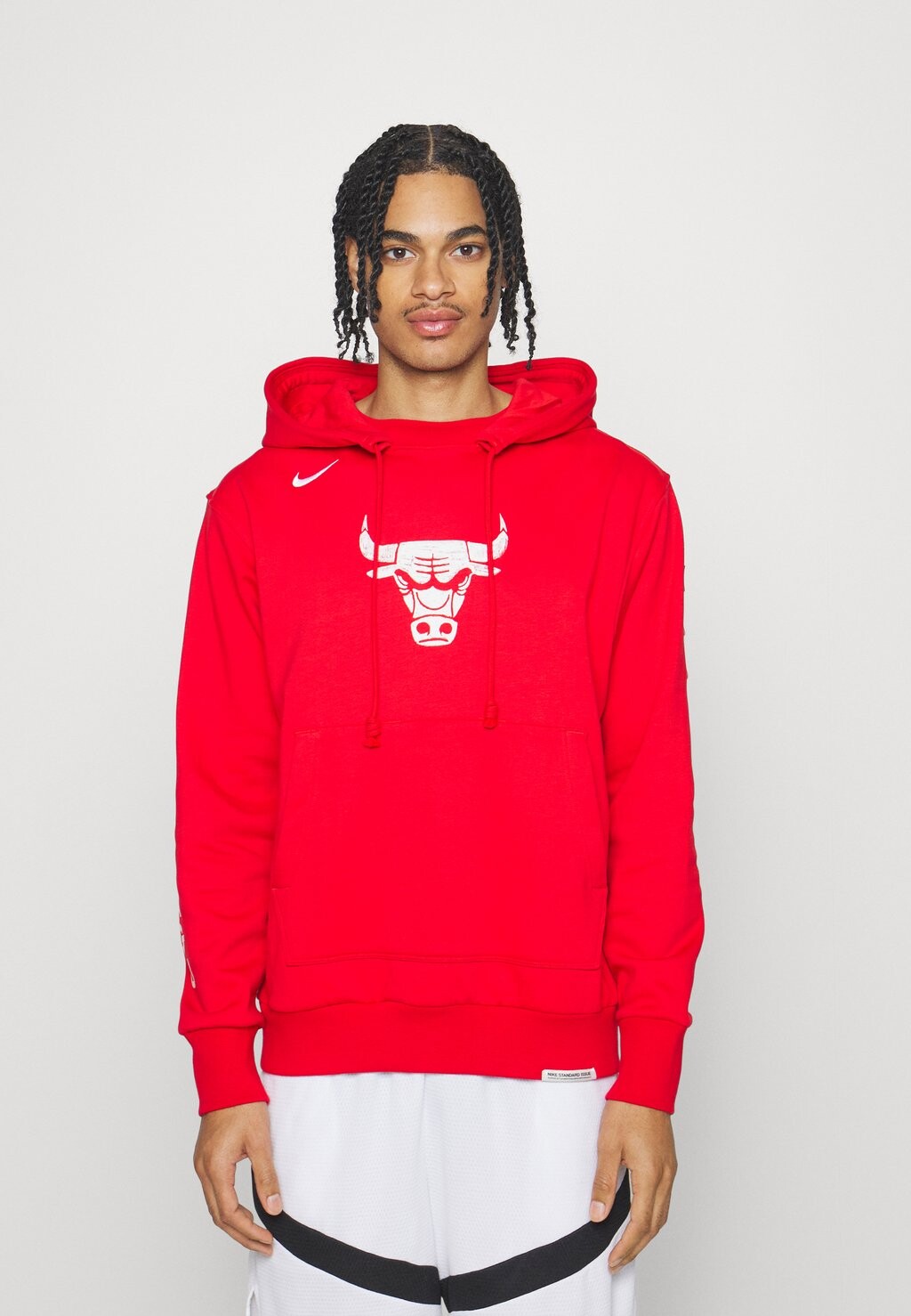 

Team Nba Chicago Bulls City Edition Hoodie Nike, цвет university red