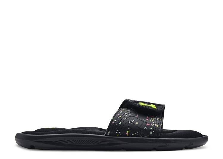 

Кроссовки Under Armour IGNITE 6 GRAPHIC STRAP SLIDE GS 'BLACK SPECKLED', черный