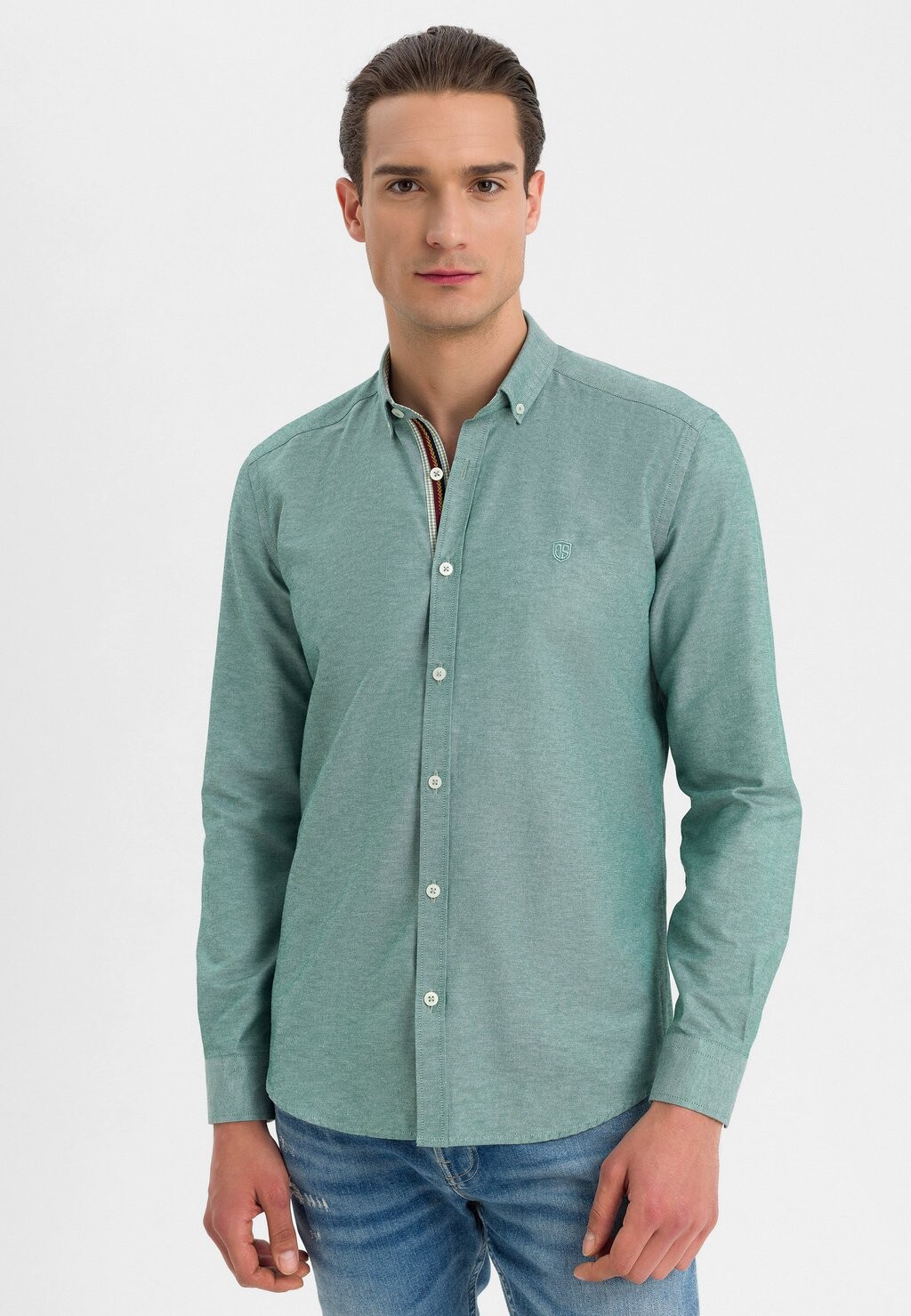 

Рубашка Casual Slim Fit Felix Hardy, зеленый