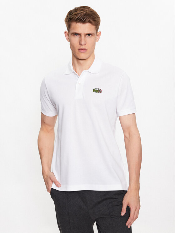 

Рубашка поло стандартного кроя Lacoste, белый