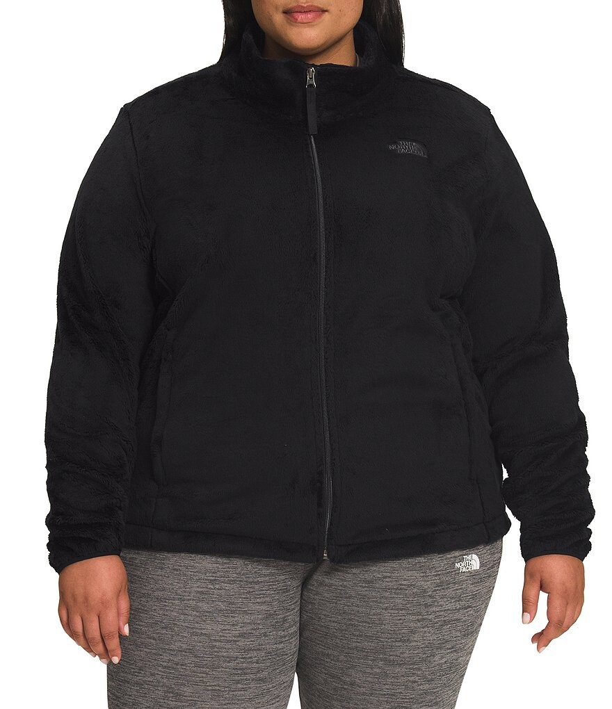 

Флисовая куртка с воротником-стойкой и воротником-стойкой The North Face Plus Size Osito Raschel, черный