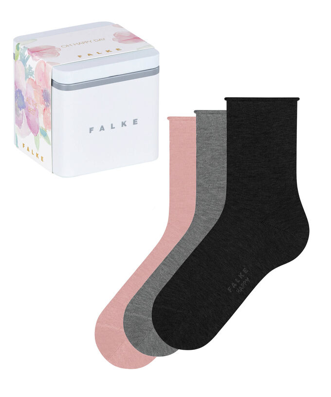 Носки Happy в подарочной упаковке, 3 шт Falke, мультиколор носки спортивные ароматизированные в подарочной упаковке