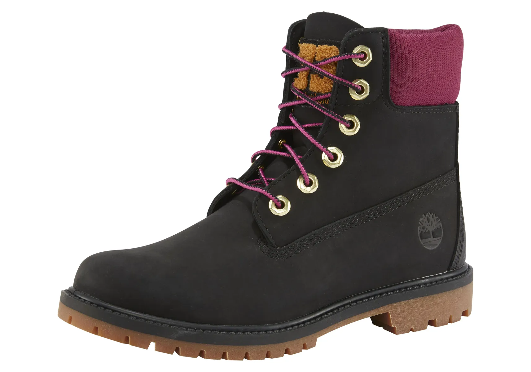 

Ботинки Timberland на шнуровке "6in Hert Bt Cupsole- W", розовый