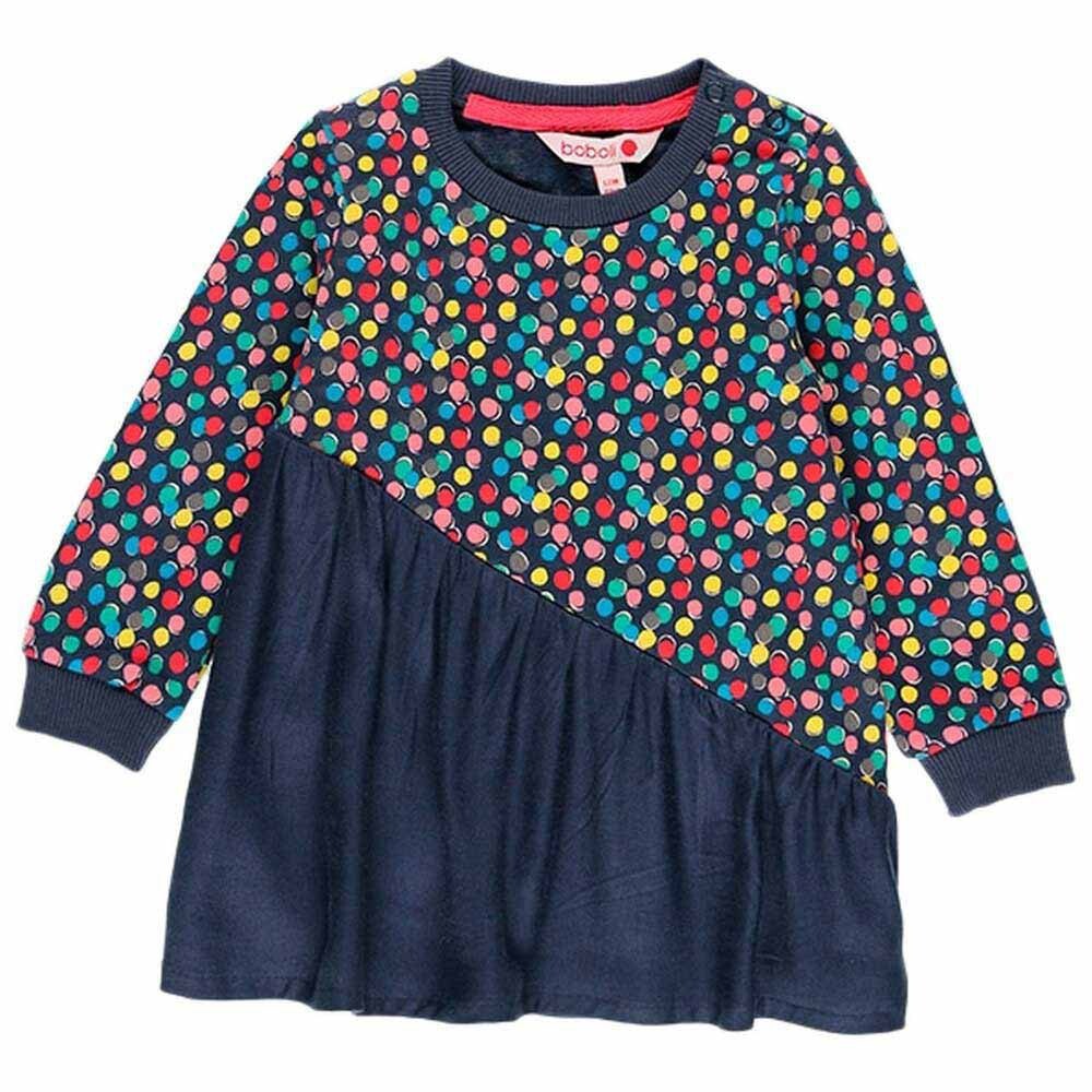 

Платье Boboli Fleece Polka Dot, синий