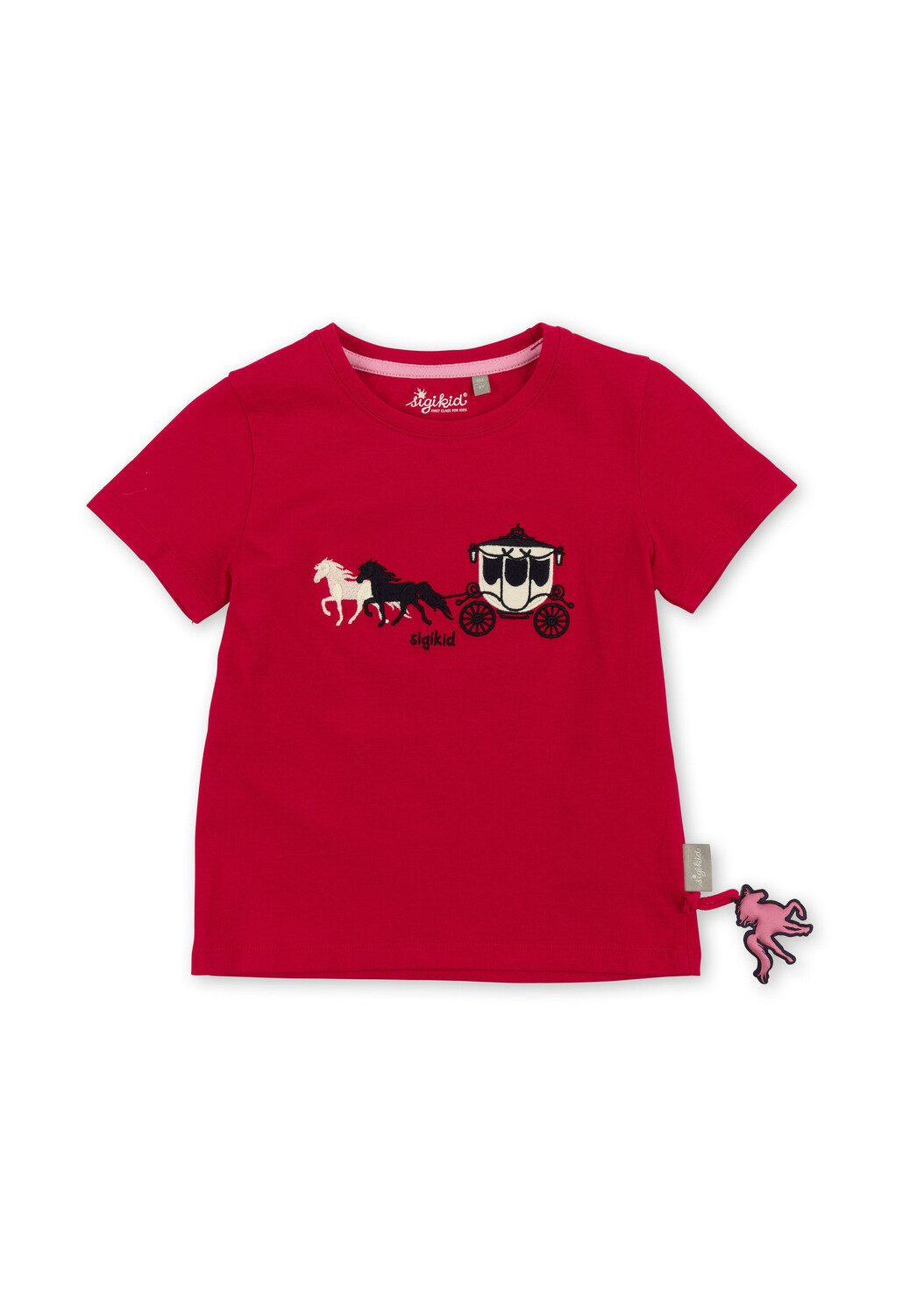 

Футболка Sigikid Pink Horses, красный