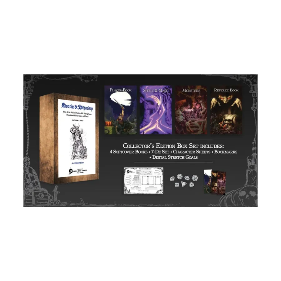 

Бокс-сет Swords & Wizardry Complete Box Set - Collector's Edition, Swords & Wizardry Complete (Frog God Games)