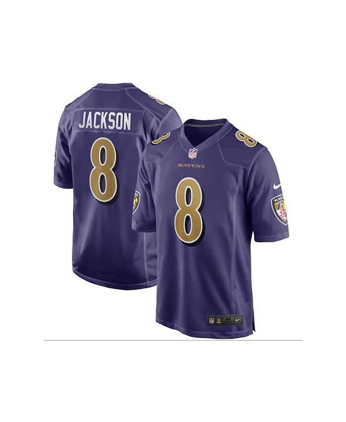 

Мужская игровая майка Baltimore Ravens Ламар Джексон Nike, фиолетовый