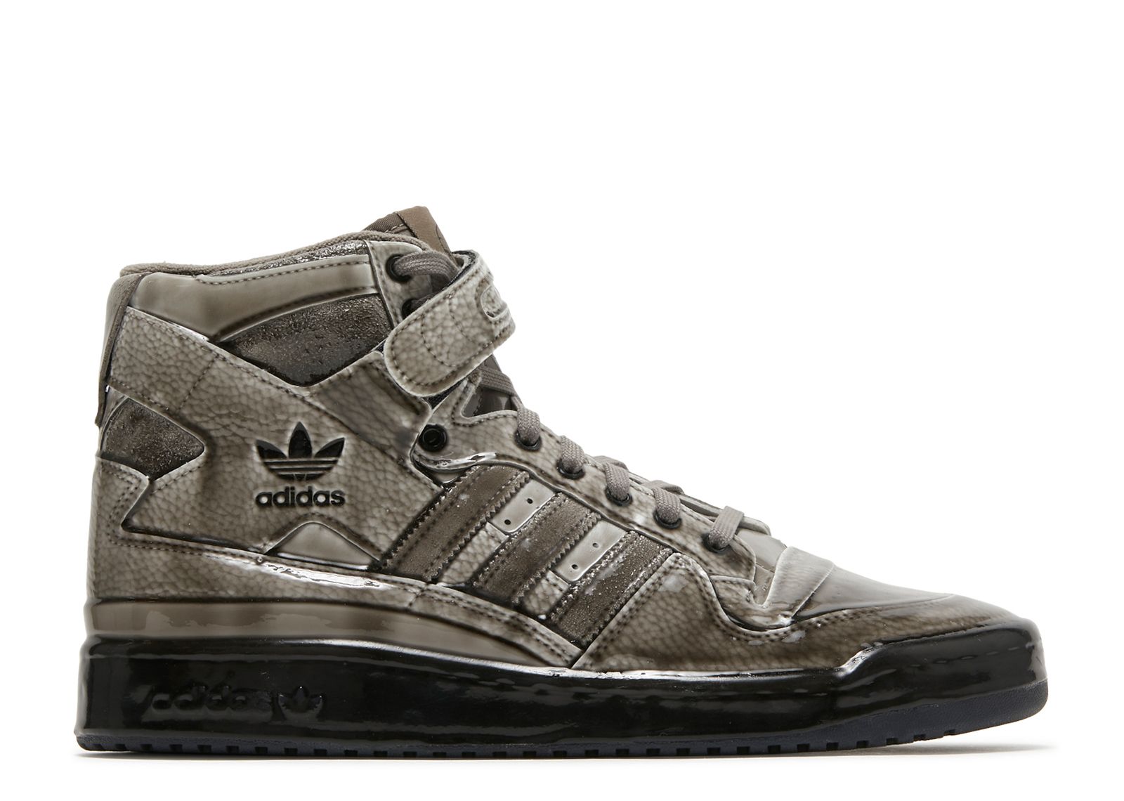 Кроссовки adidas Jeremy Scott X Forum High 'Dipped - Carbon', серый