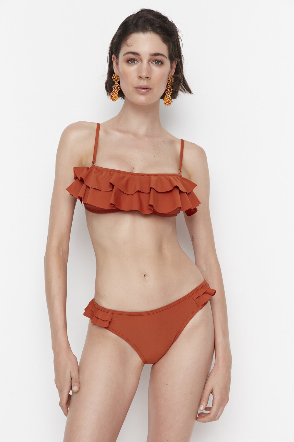 

Низ бикини TRENDYOLMİLLA, красный