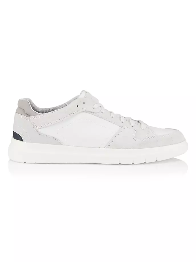 

Замшевые низкие кеды Merediano A-Su Geox, цвет off white