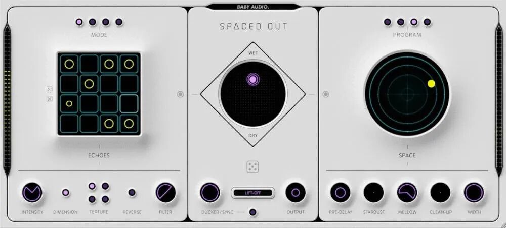 

Плагин Baby Audio Spaced Out с реверберацией и задержкой