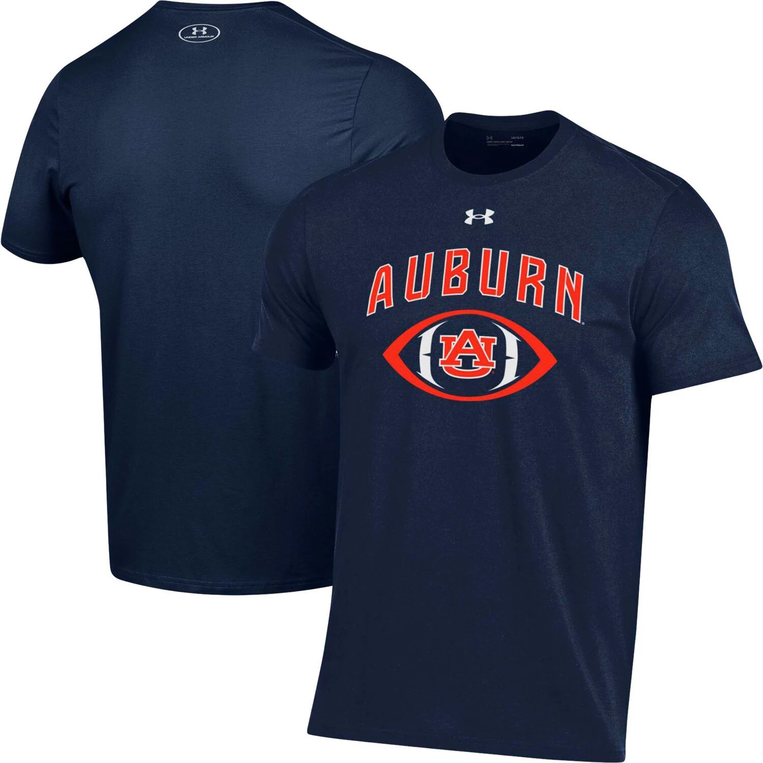 

Мужская темно-синяя футболка Auburn Tigers Football Icon Under Armour