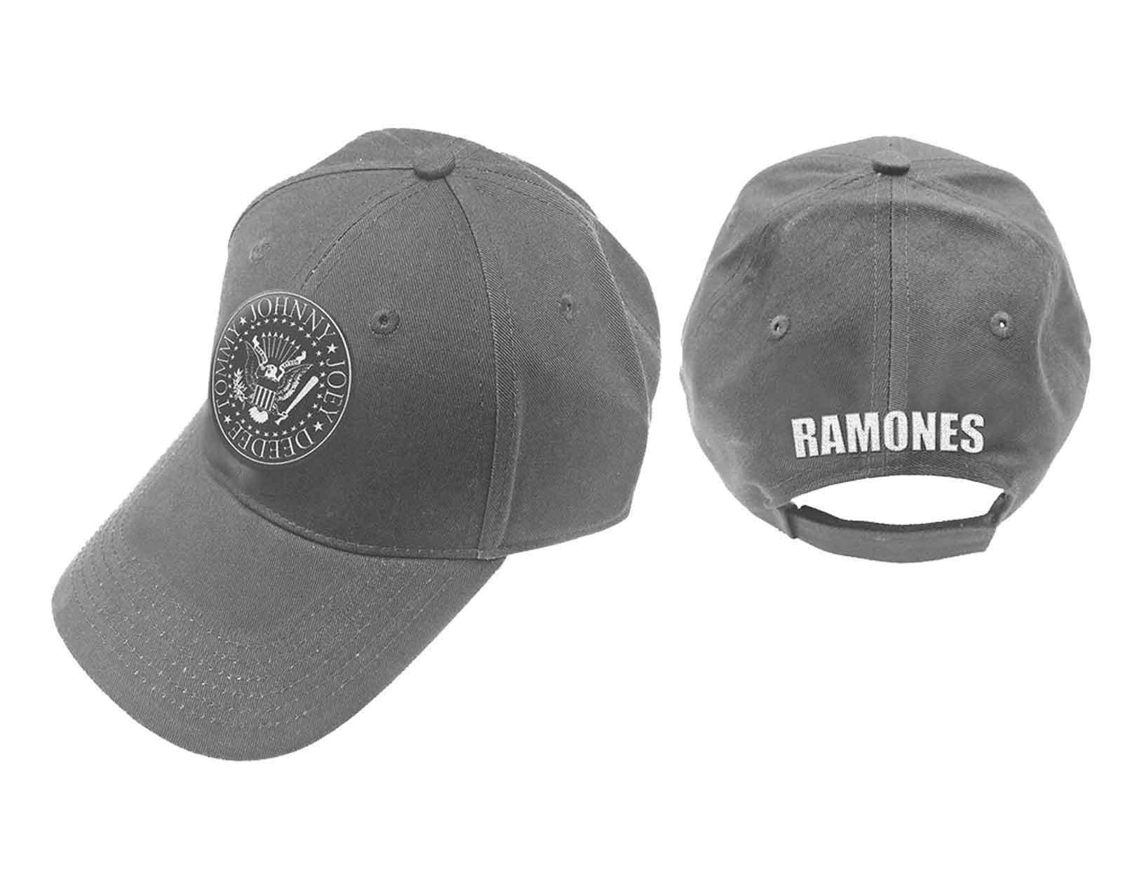 Бейсбольная кепка с ремешком на спине и полосой президентской печати Ramones, серебро футболка дорога к руинам ramones серый