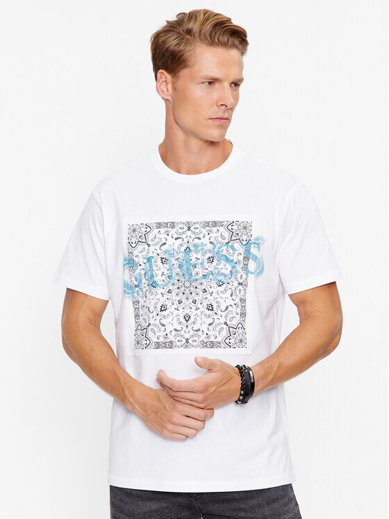 

Футболка стандартного кроя Guess, белый