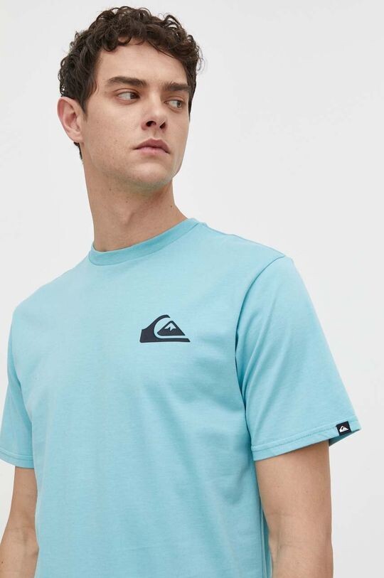 

Хлопковая футболка Quiksilver, синий