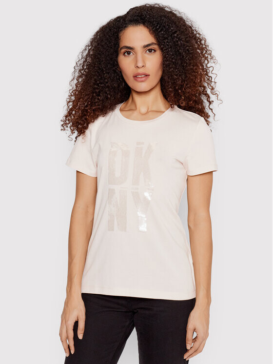 

Футболка стандартного кроя Dkny, розовый