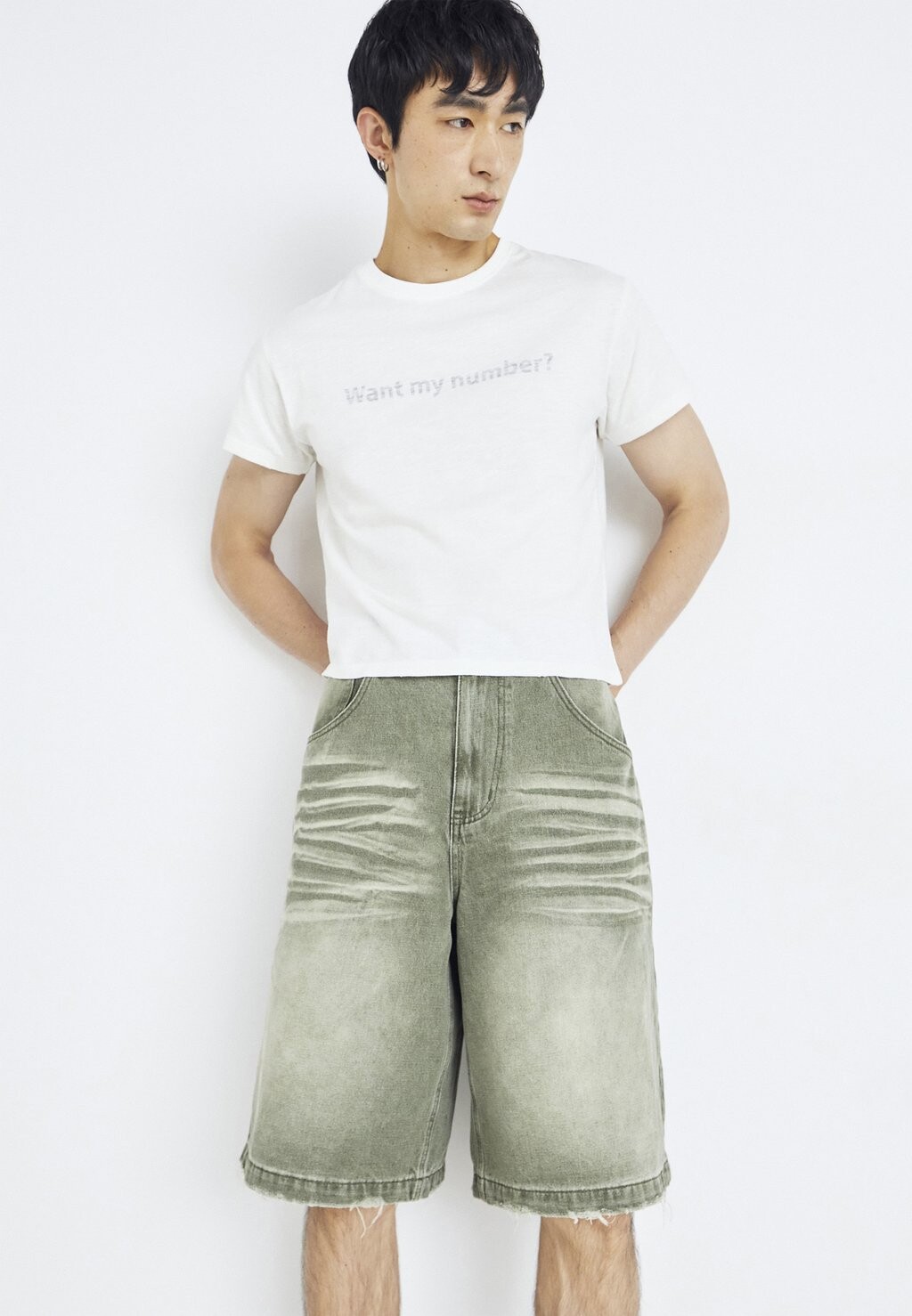 

Футболка с принтом WANT MY NUMBER TEE Jaded London, белый