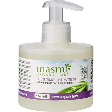 MASMI NATURAL COTTON Био-гель для интимной гигиены 250 мл органические влажные салфетки для интимной гигиены masmi natural cotton 20 шт