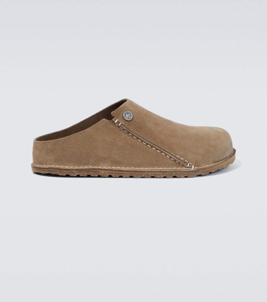 

Замшевые тапочки Zermatt Birkenstock, серый