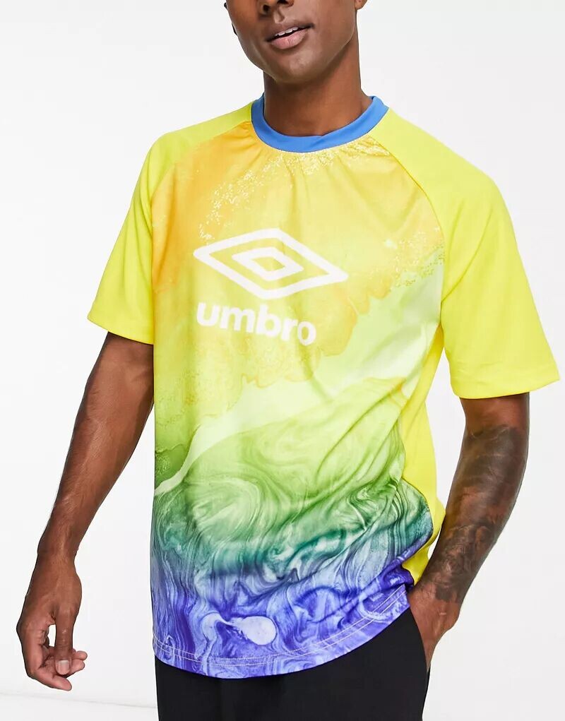 

ЖЕЛТАЯ ТРИКОТАЖНАЯ ФУТБОЛКА Umbro Home Turf