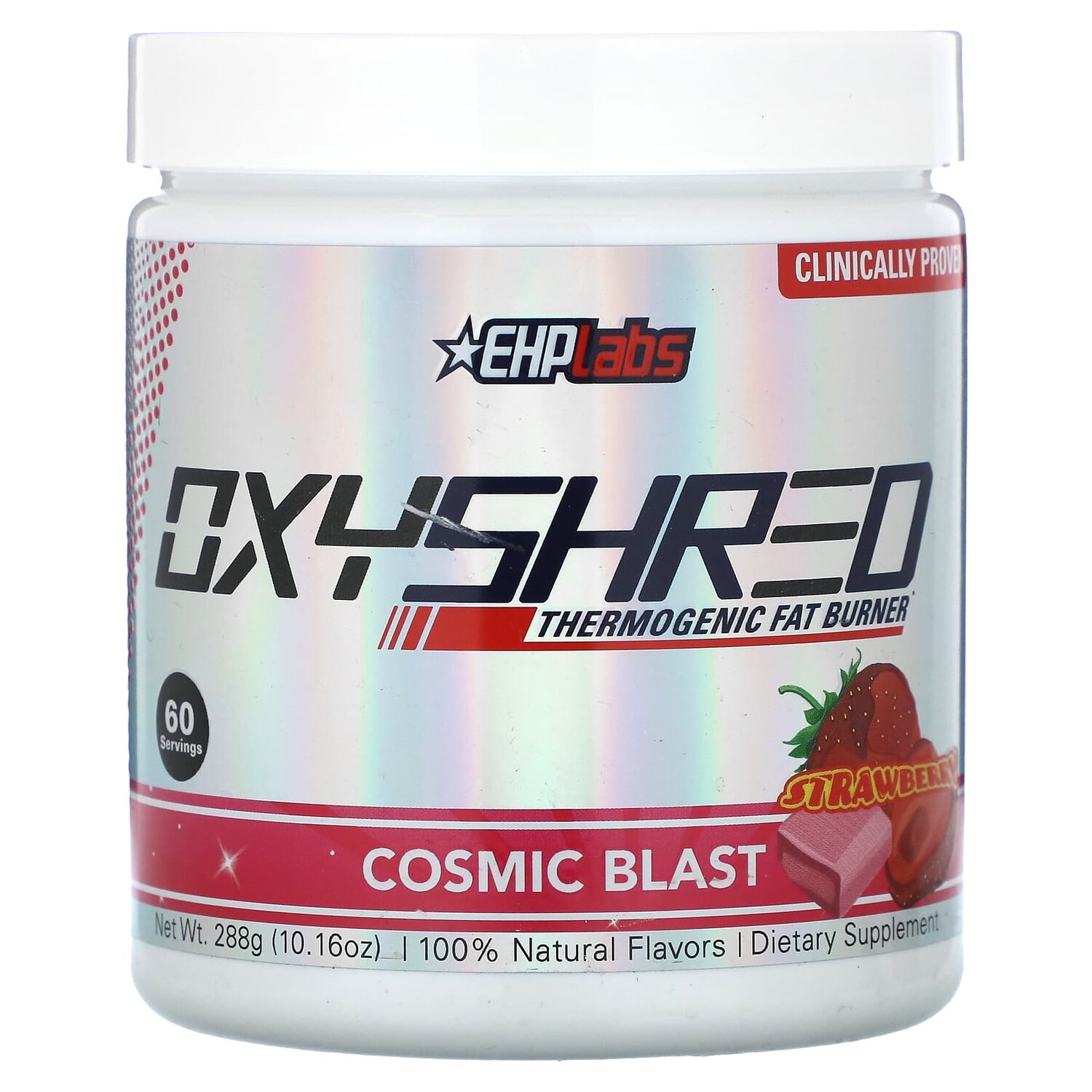 

Oxyshred Thermogenic Fat Burner, Cosmic Blast, клубника, 288 г (10,16 унции), EHPlabs