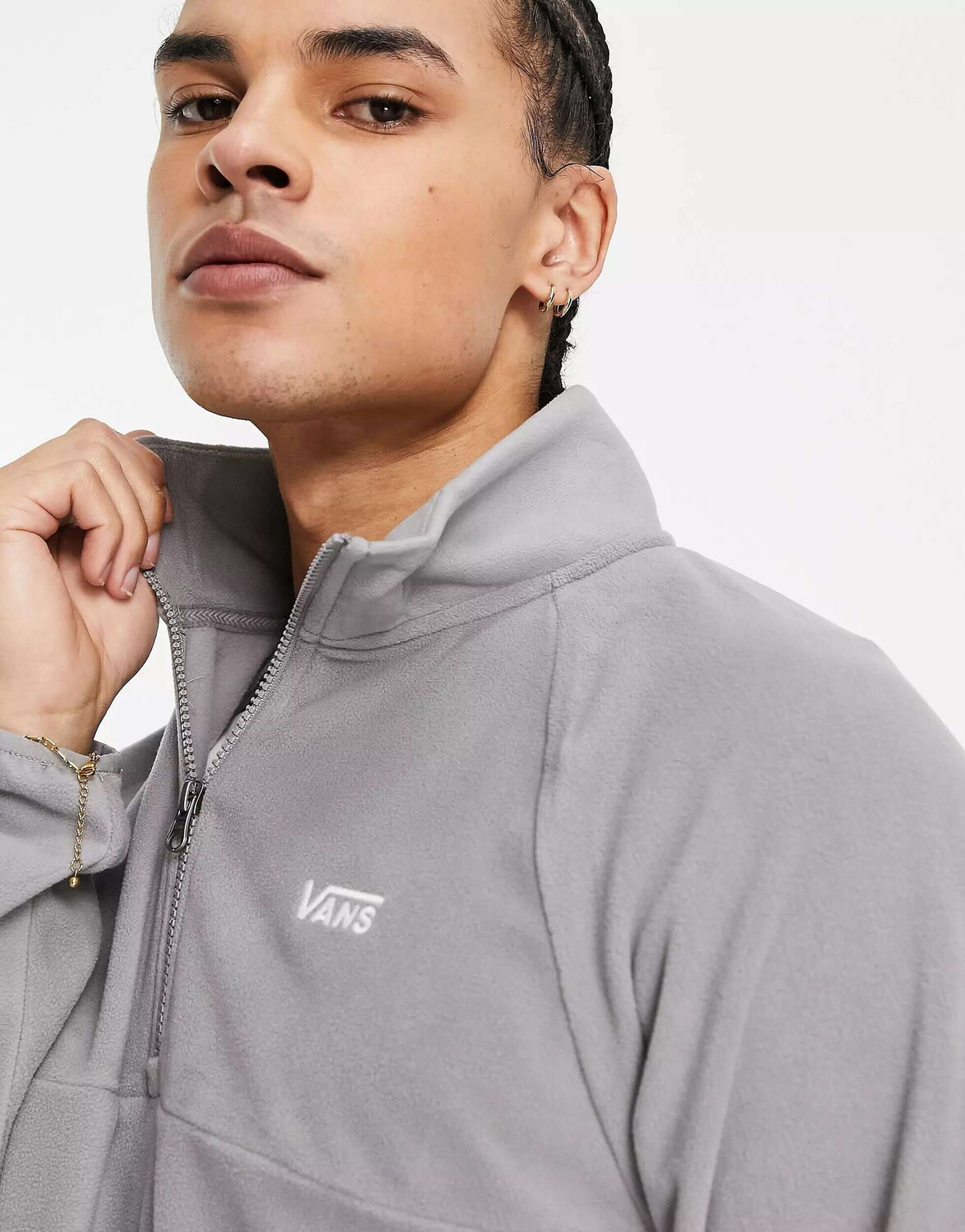 

Серые флисовые кроссовки на молнии Vans Arctic Polar 1 и 2, Серый