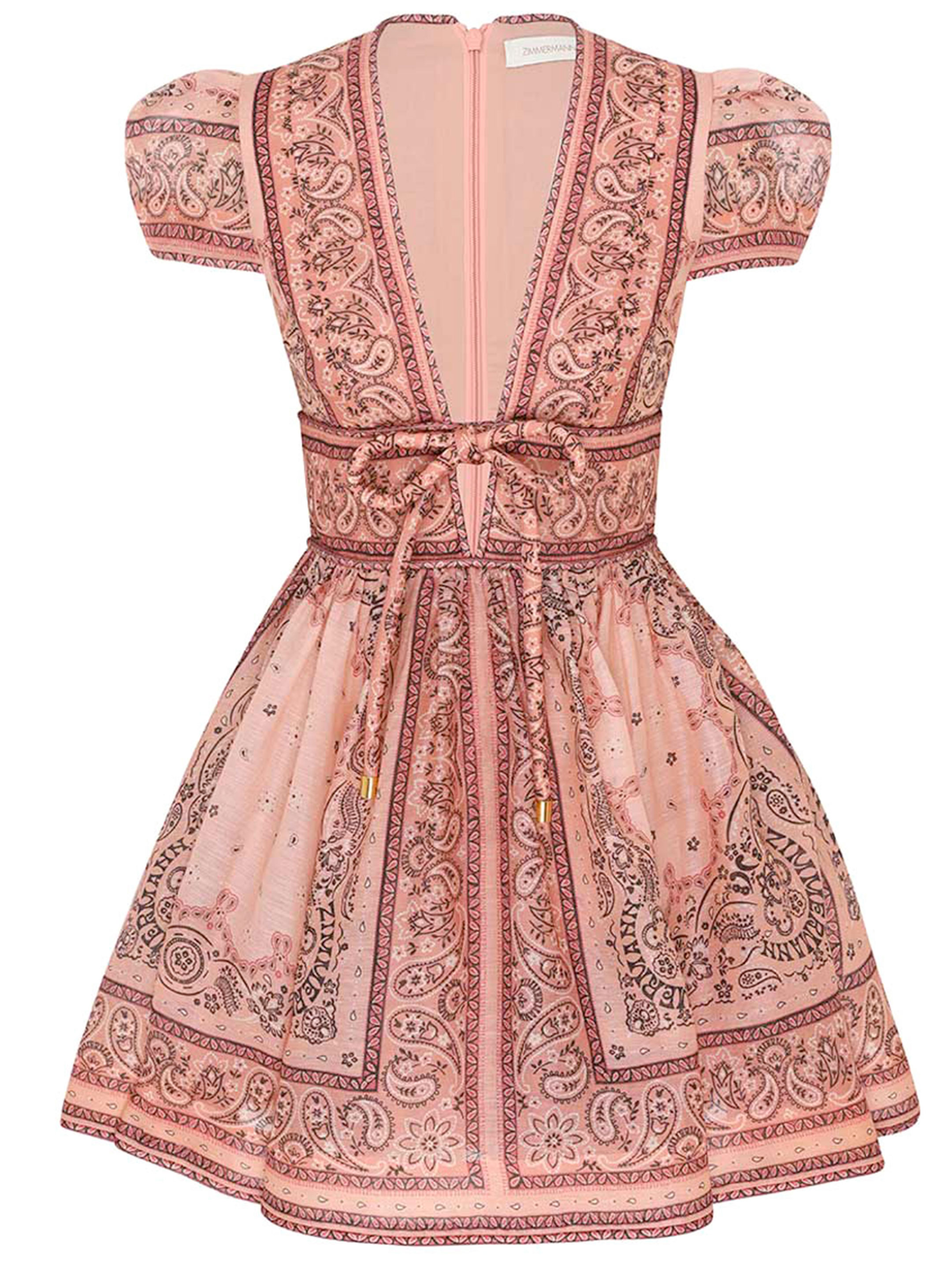 Платье Zimmermann Matchmaker Structured mini, розовый