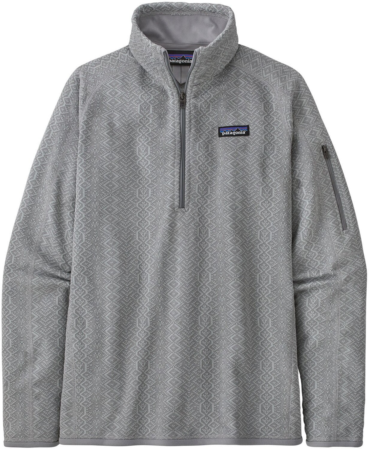 

Пуловер Better Sweater с молнией в четверть — женский Patagonia, серый