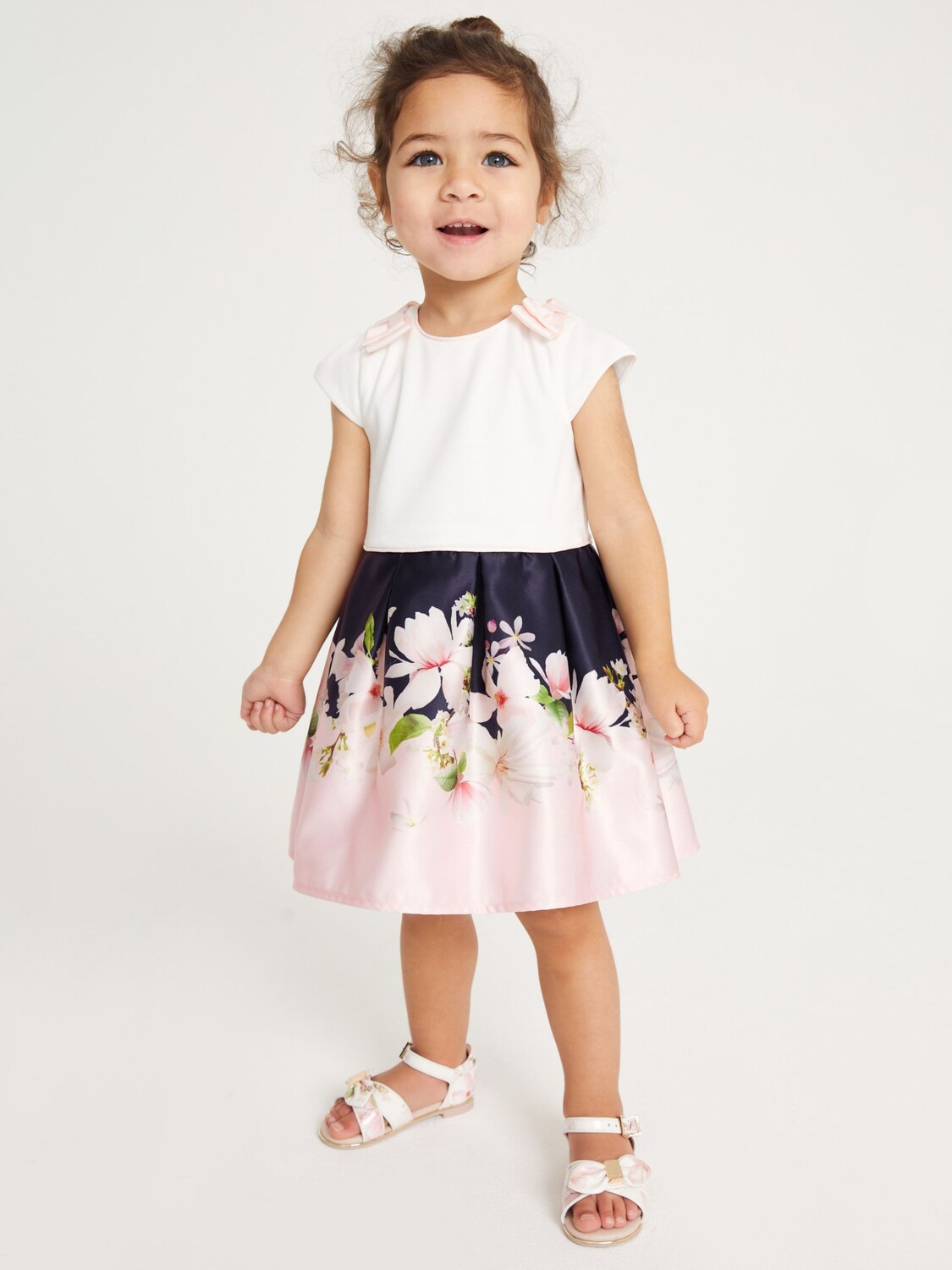 

Платье Ted Baker Baby с цветочным принтом, разноцветный