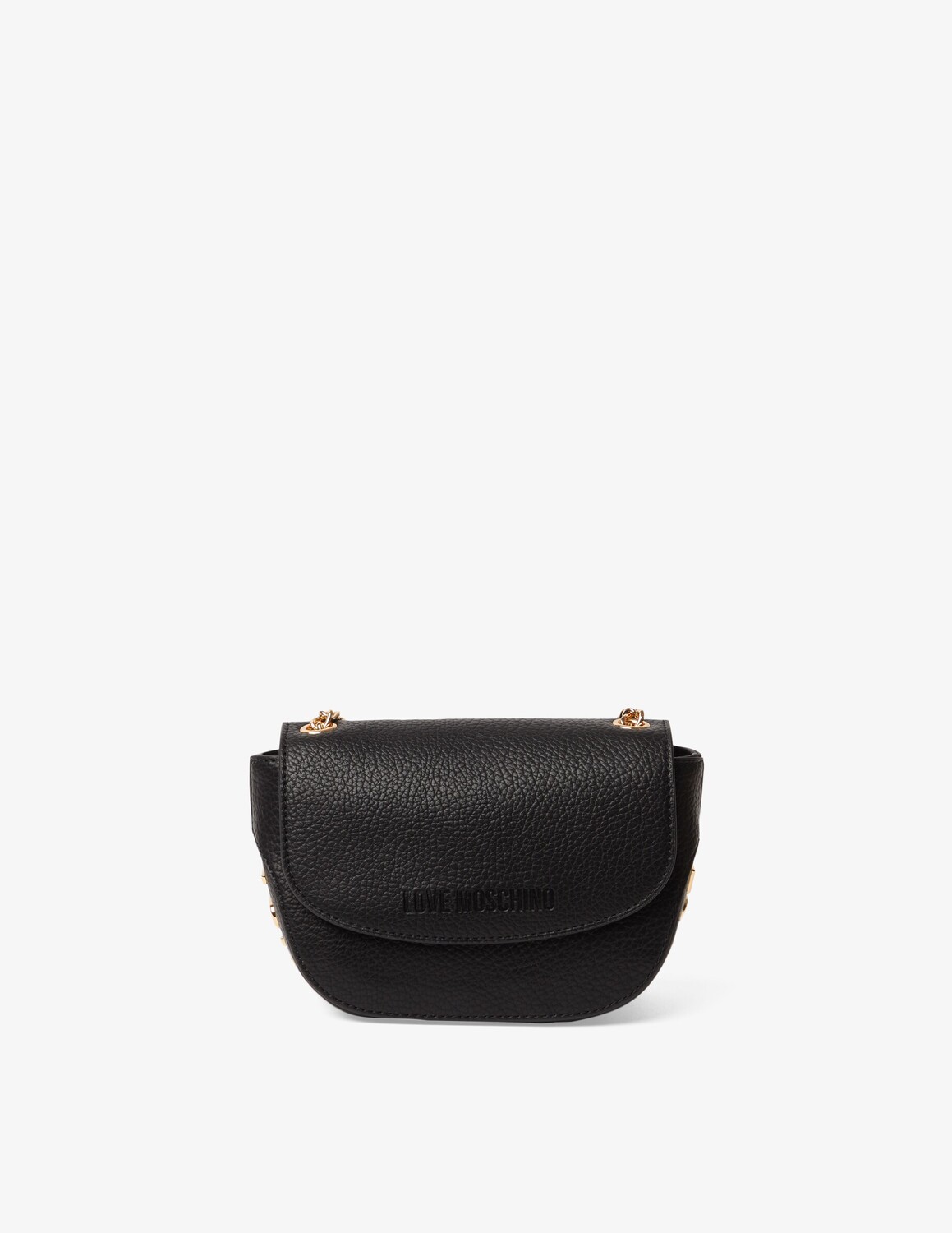 

Сумка через плечо Giant с клапаном Love Moschino, черный