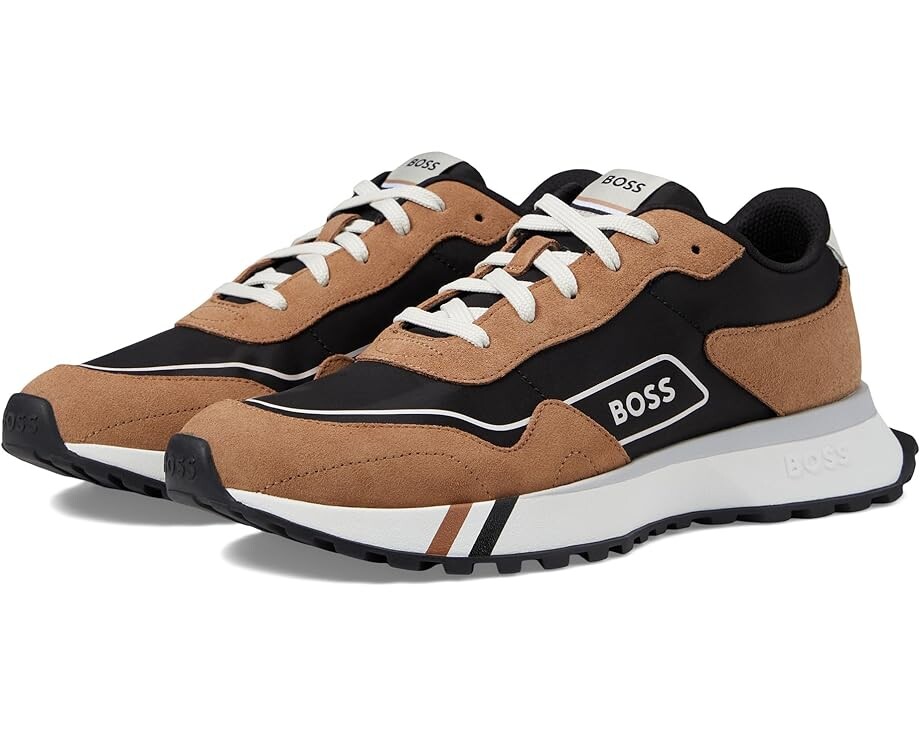 

Кроссовки BOSS Jonah Running Sneaker, цвет Open Brown