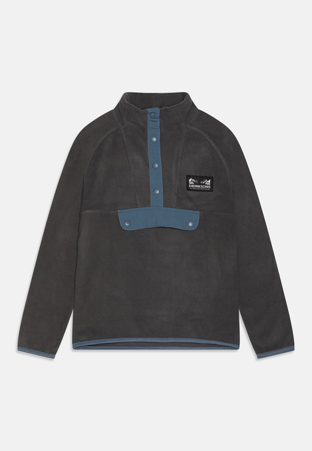 

Флисовый свитер YOKTO BUTTON UNISEX Didriksons, цвет coal black
