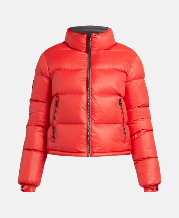 

Пуховик Superdry, красный