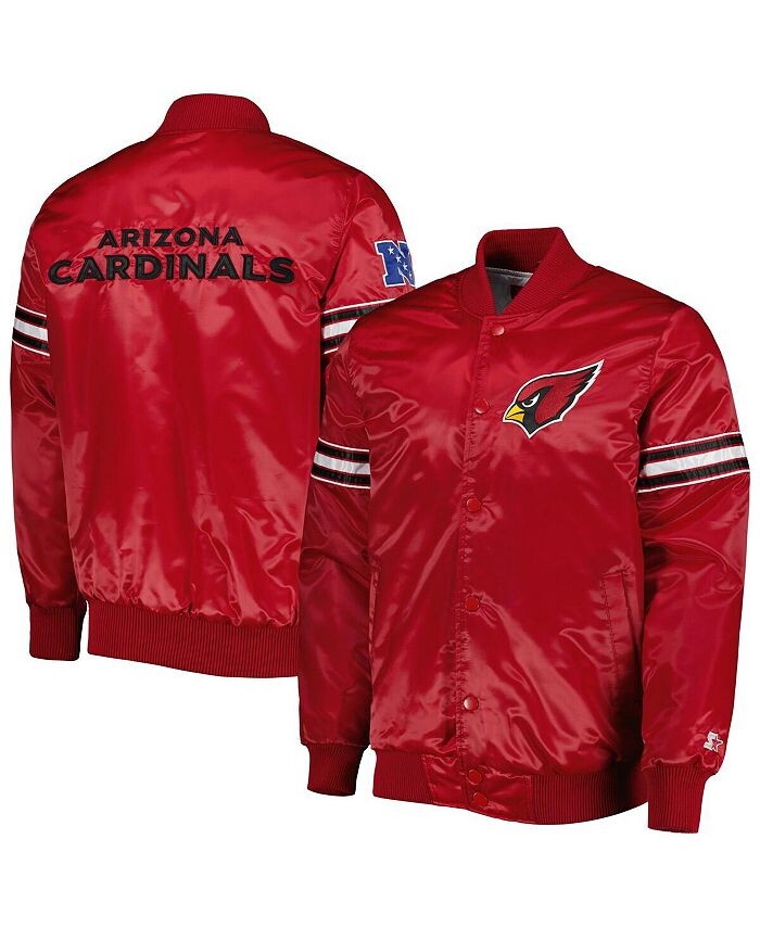 

Мужская куртка на кнопках Cardinal Arizona Cardinals The Pick and Roll Starter, красный