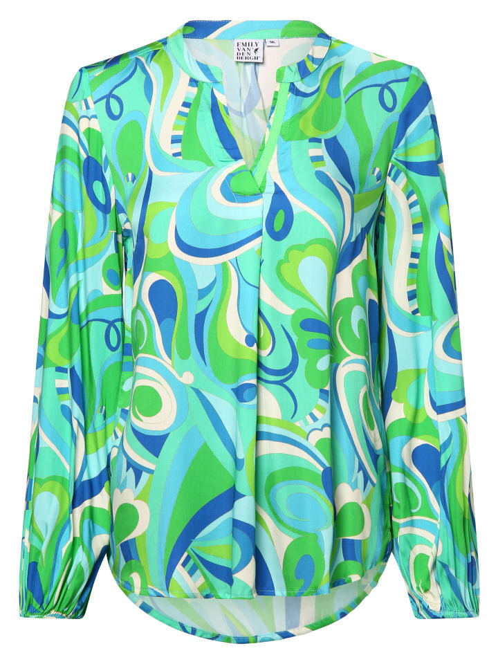 

Блуза EMILY VAN DEN BERGH nshirt, цвет aqua gras