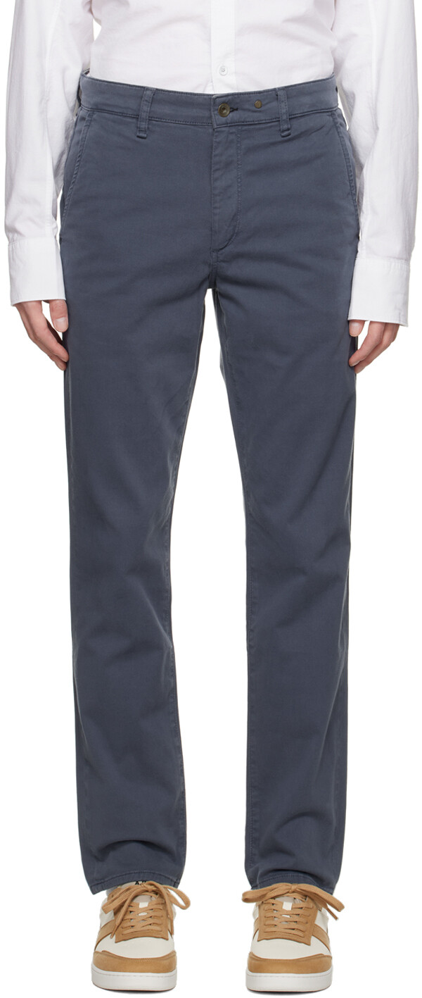 

Синие брюки rag &bone Fit 2 rag & bone, Синий