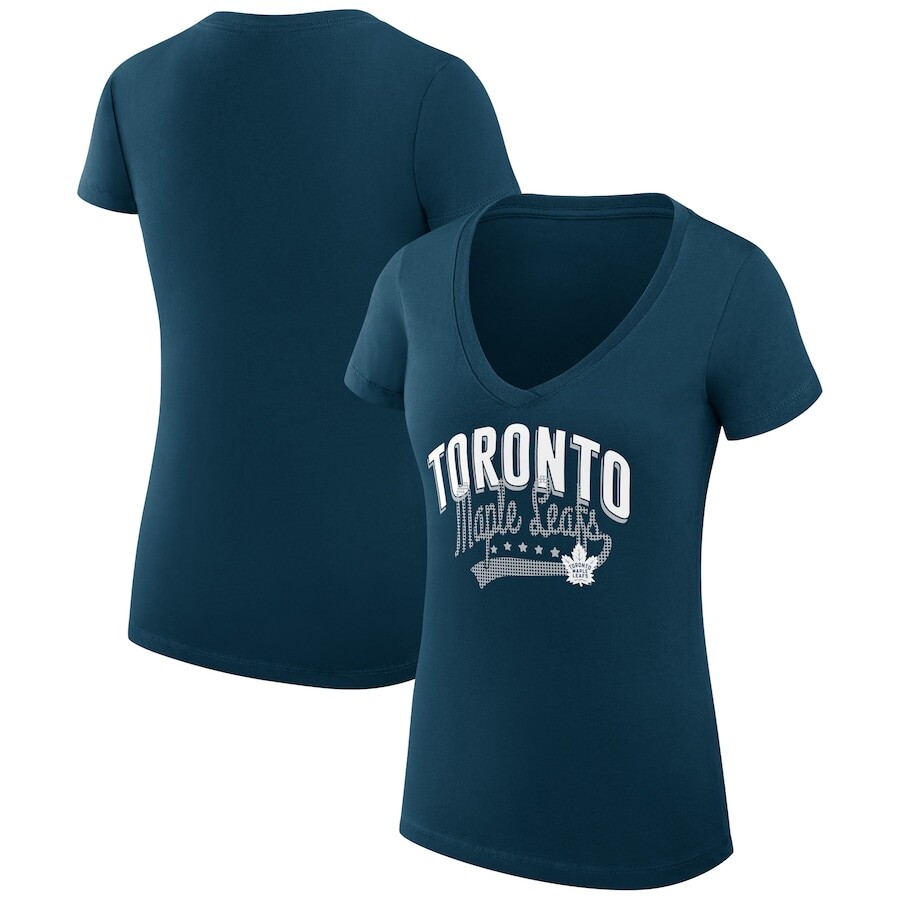 

Футболка с коротким рукавом G-III 4Her by Carl Banks Toronto Maple Leafs, нави