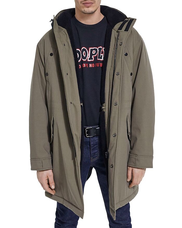 

Длинная свободная парка The Kooples
