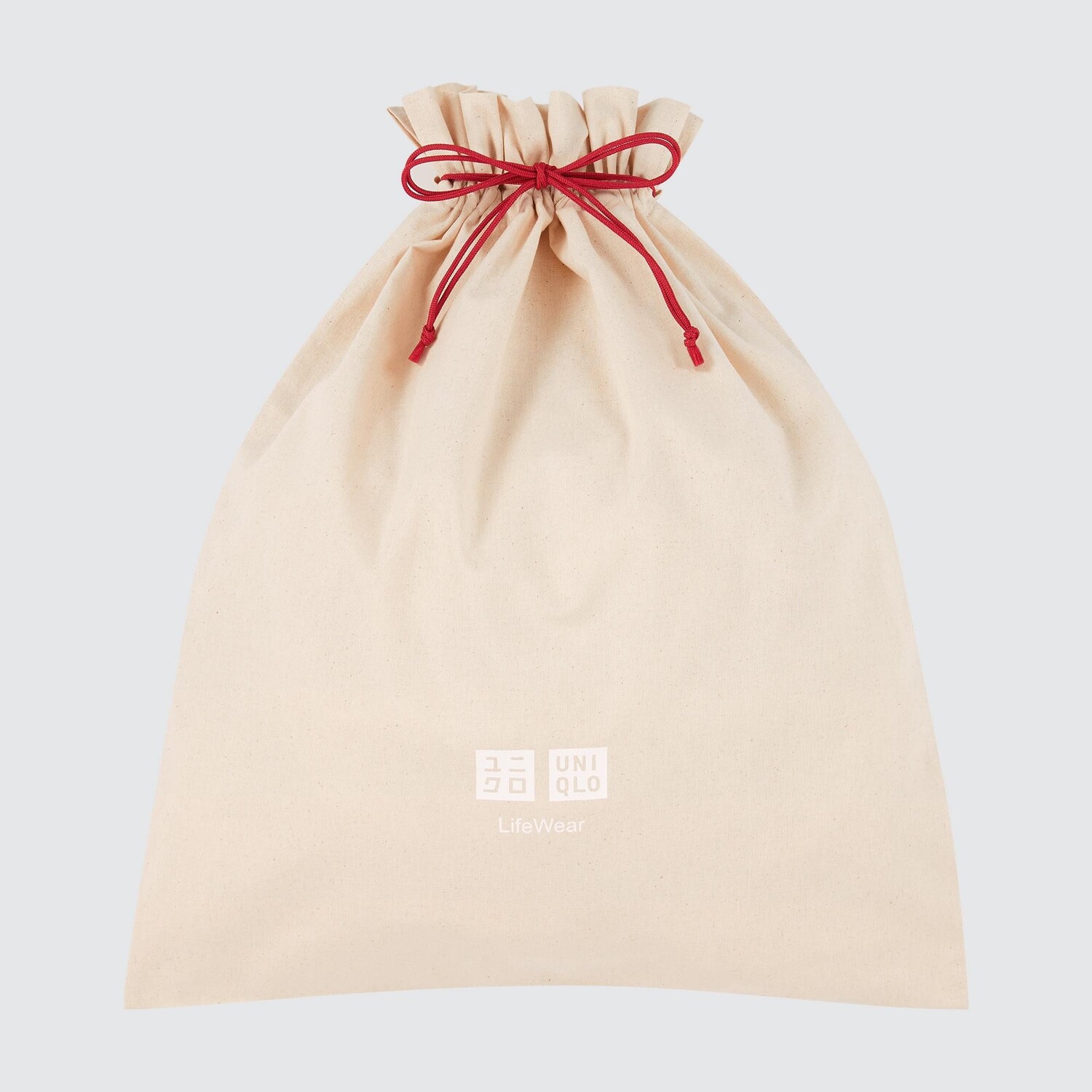 

Подарочная сумка (многоразовая сумка) UNIQLO, от белого