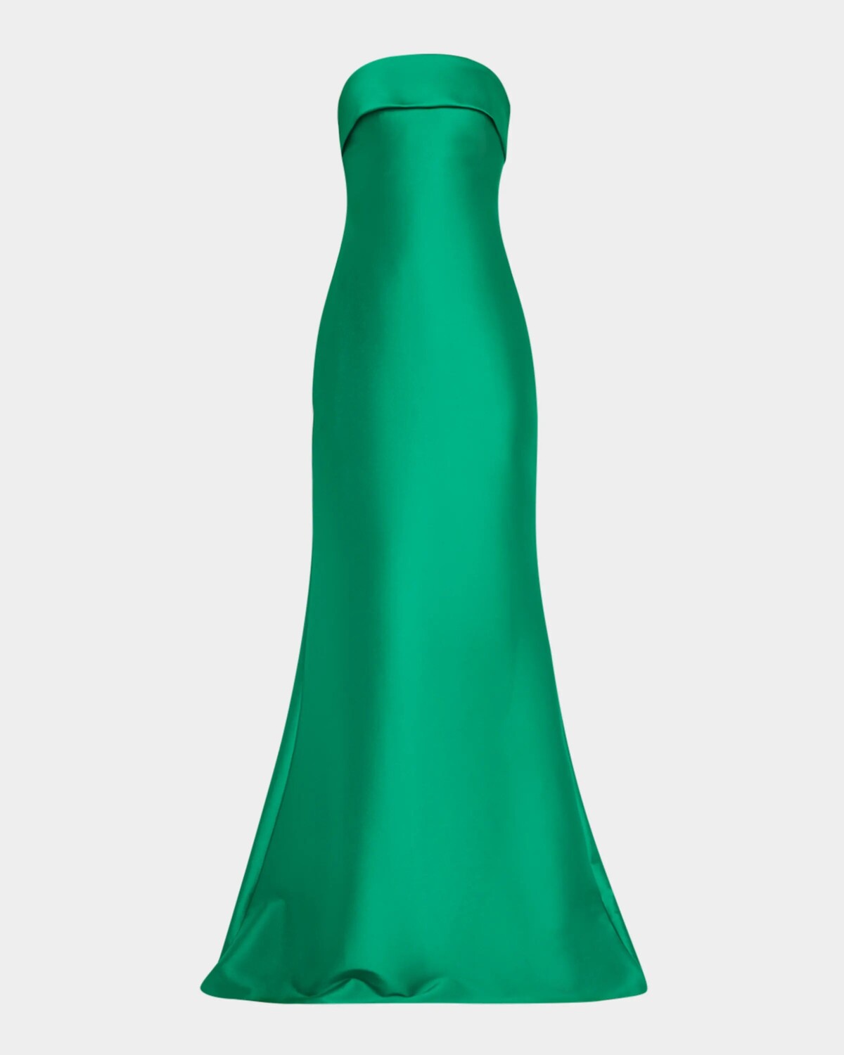 

Платье-русалка без бретелек с бантом на спине Badgley Mischka Collection, цвет Emerald