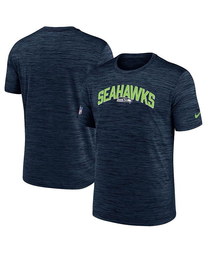 

Мужская темно-синяя футболка Seattle Seahawks Velocity Athletic Stack Performance Nike, синий