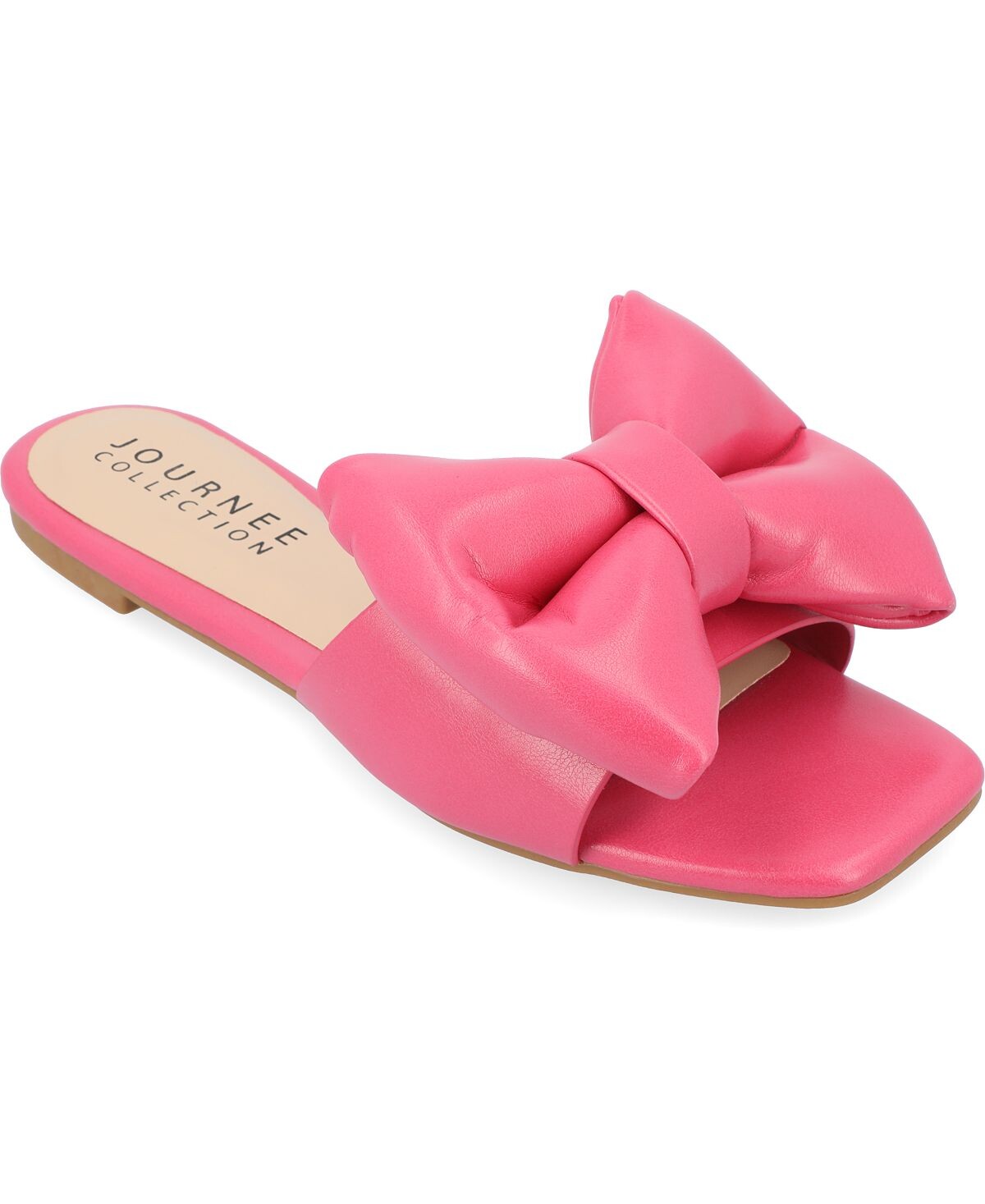 

Женские сандалии Fayre с бантом Journee Collection, розовый
