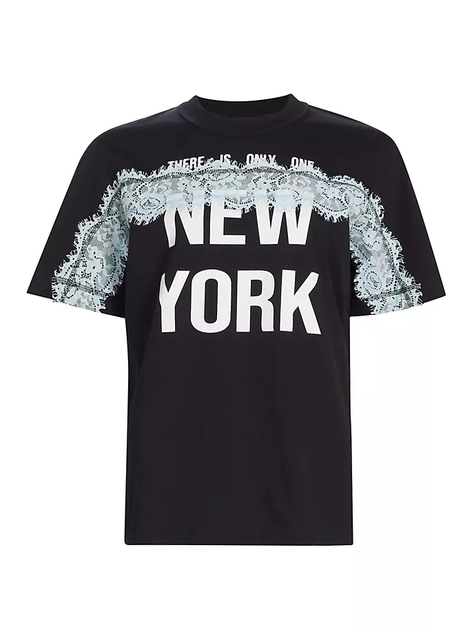 

E24 Есть только 1 хлопковая футболка «Нью-Йорк» 3.1 Phillip Lim, черный