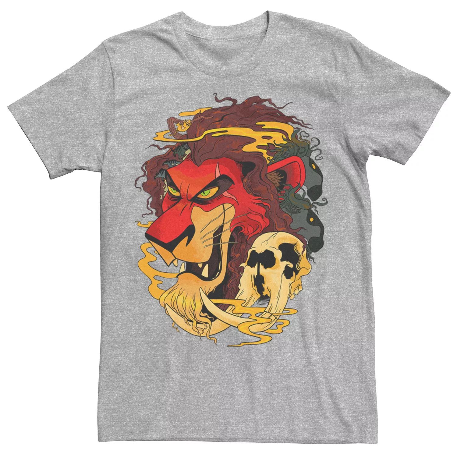 Мужская футболка Disney The Lion King Scar Head Shot футболка lion king scar unleashed disney черный