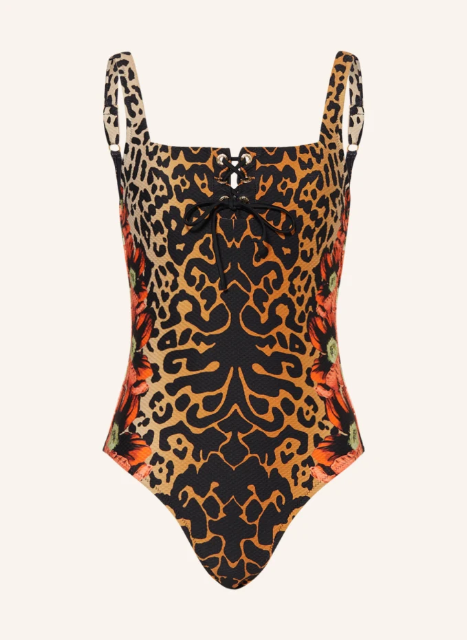 

Купальник leopard на косточках Heidi Klein, черный