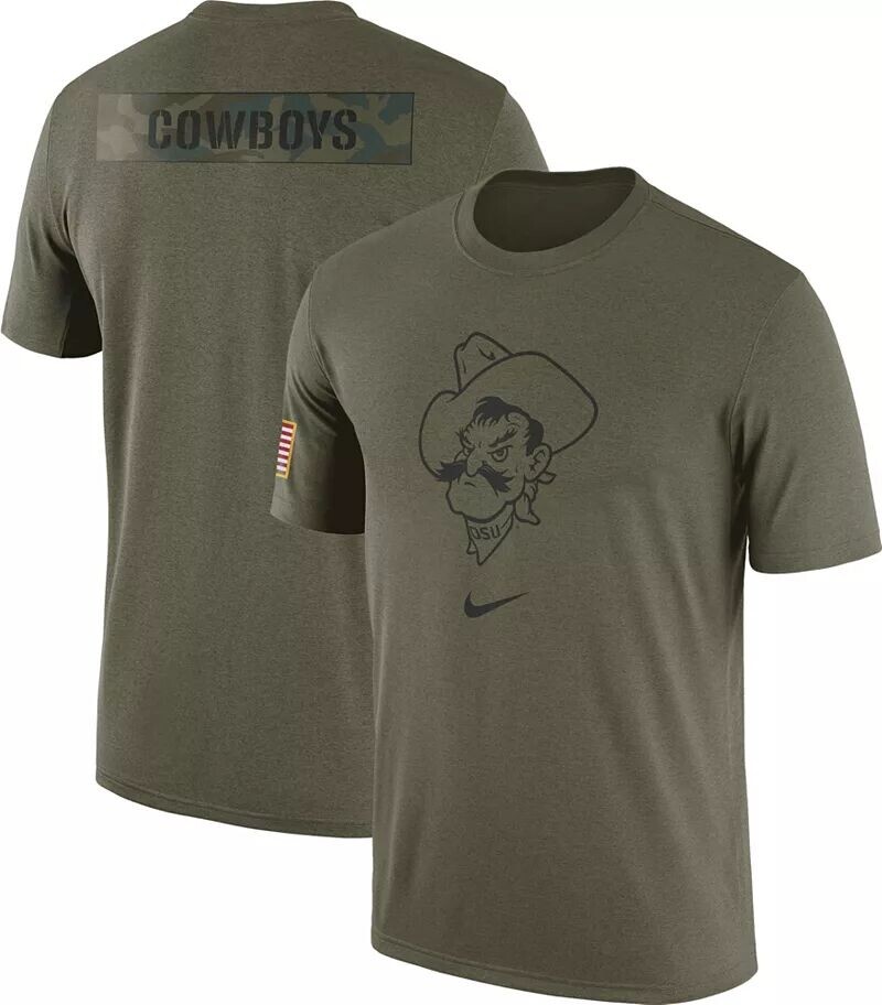 

Мужская футболка Nike Oklahoma State Cowboys Olive Military Appreciation