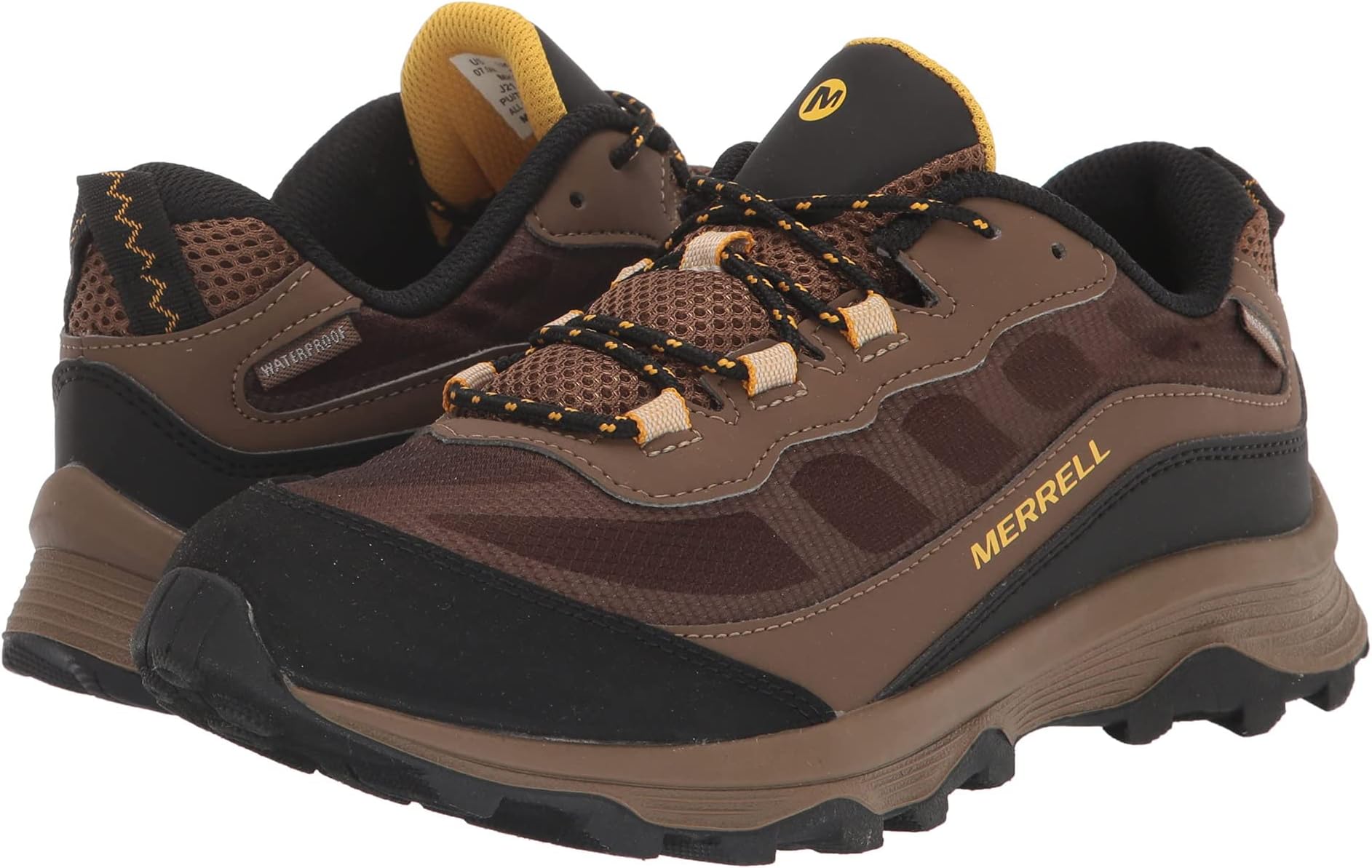 цена Походная обувь водонепроницаемая Moab Speed Low Waterproof Merrell, цвет Walnut