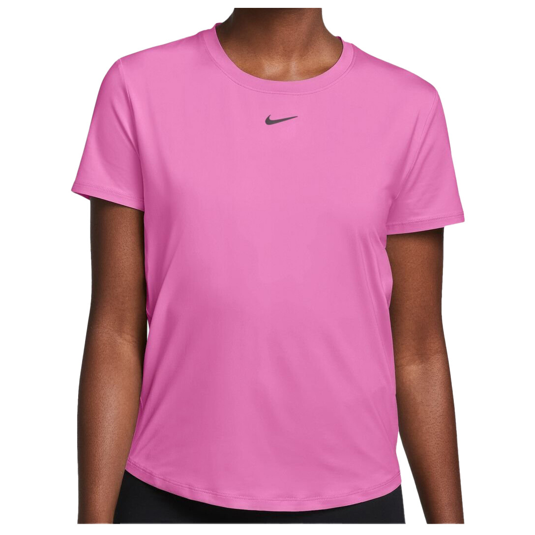 

Функциональная рубашка Nike Women's One Classic Dri FIT T Shirt, цвет Playful Pink/Black
