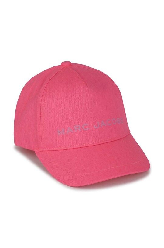 

Детская хлопковая шапка Marc Jacobs, фиолетовый
